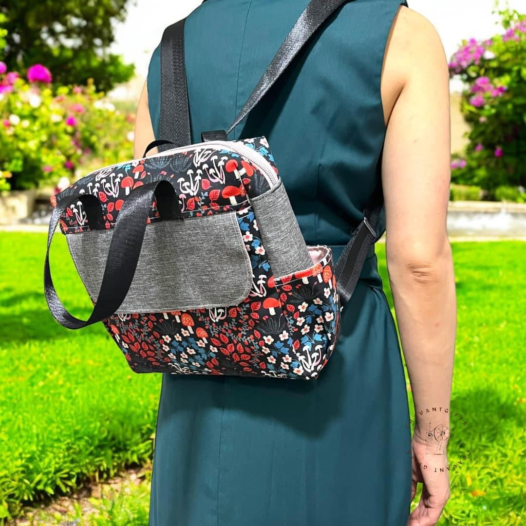 Companion Backpack PDF sewing pattern (includes SVGs and Projector)