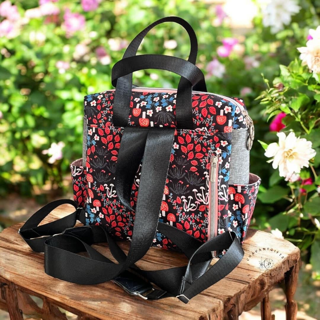 Companion Backpack PDF sewing pattern (includes SVGs and Projector)