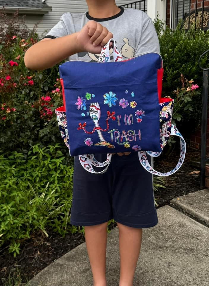 Companion Backpack PDF sewing pattern (includes SVGs and Projector)