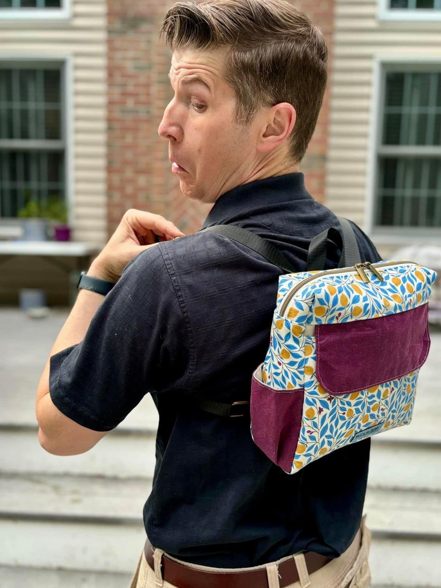Companion Backpack PDF sewing pattern (includes SVGs and Projector)