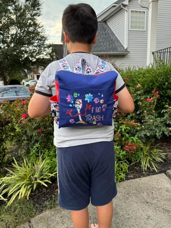 Companion Backpack PDF sewing pattern (includes SVGs and Projector)