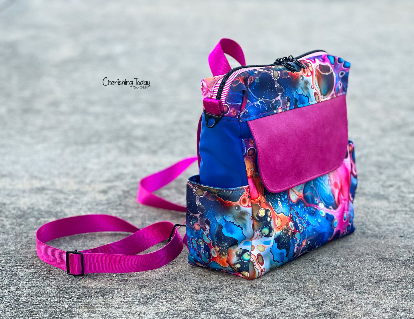 Companion Backpack PDF sewing pattern (includes SVGs and Projector)