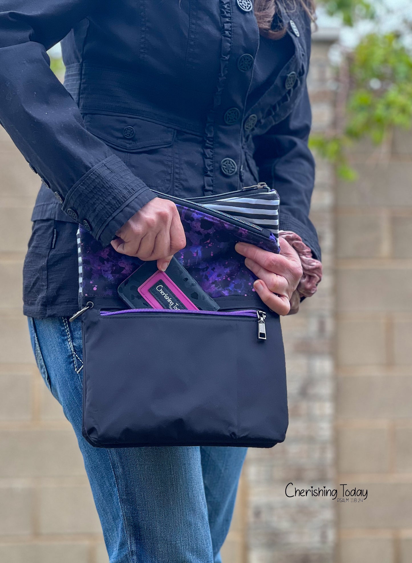 Songbird Crossbody PDF sewing pattern (includes SVGs & Projector)