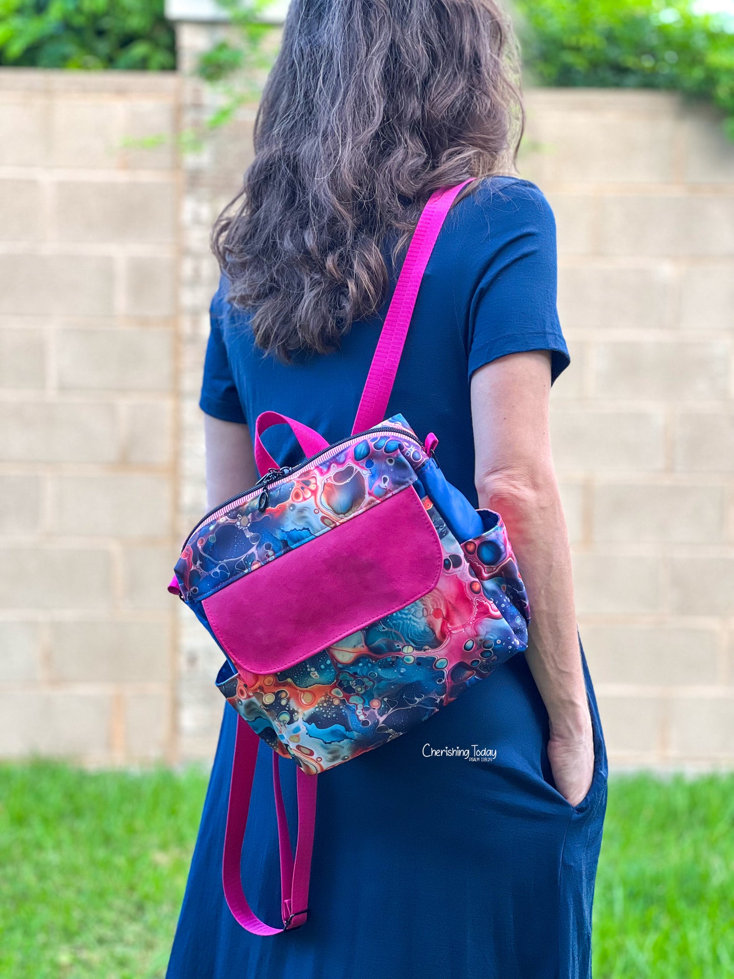 Companion Backpack PDF sewing pattern (includes SVGs and Projector)