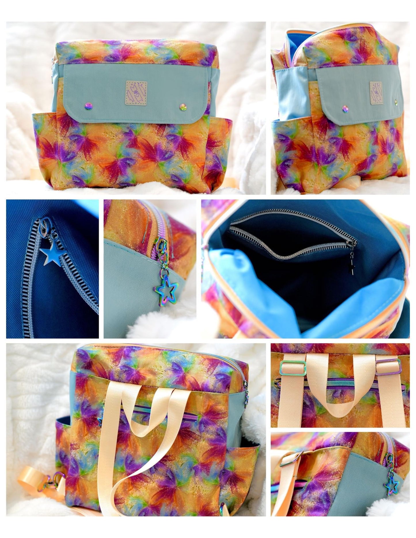 Companion Backpack PDF sewing pattern (includes SVGs and Projector)