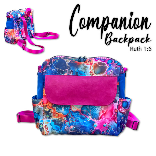 Companion Backpack PDF sewing pattern (includes SVGs and Projector)