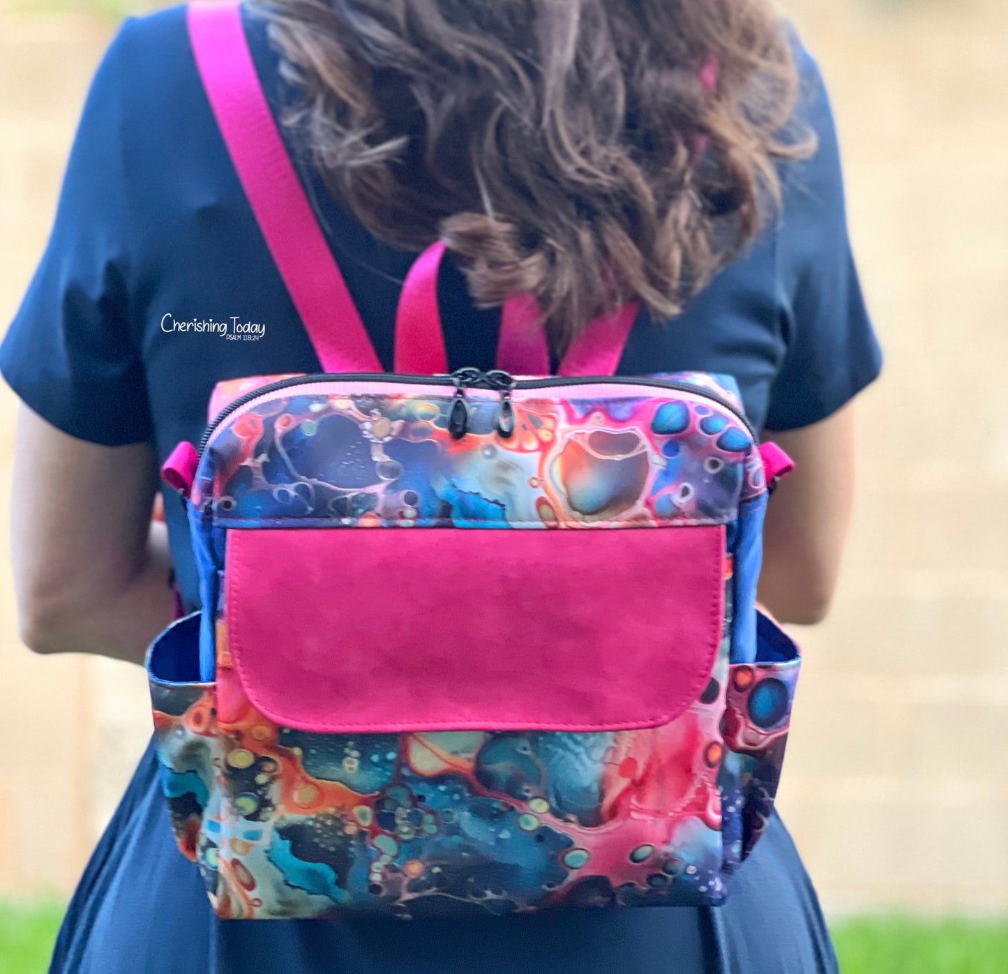 Companion Backpack PDF sewing pattern (includes SVGs and Projector)