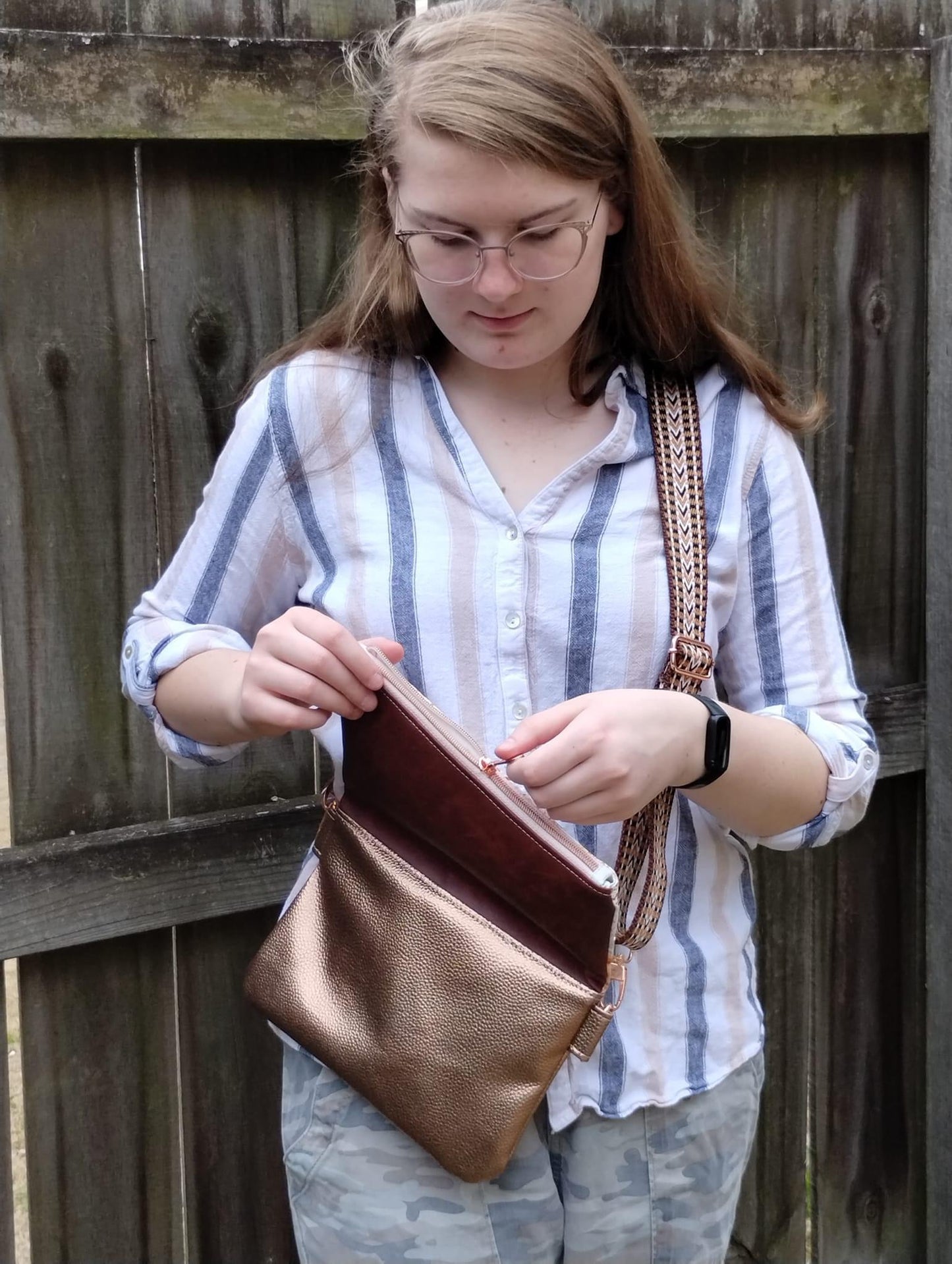 Songbird Crossbody PDF sewing pattern (includes SVGs & Projector)