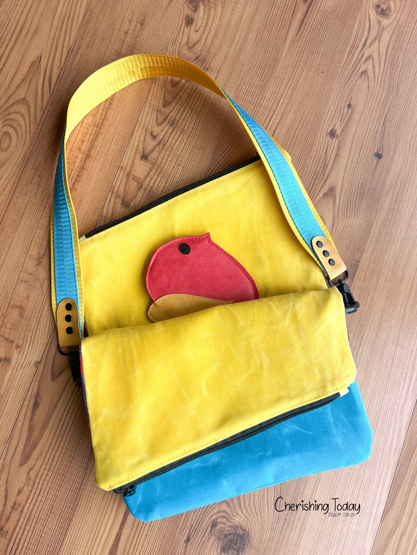 Songbird Crossbody PDF sewing pattern (includes SVGs & Projector)