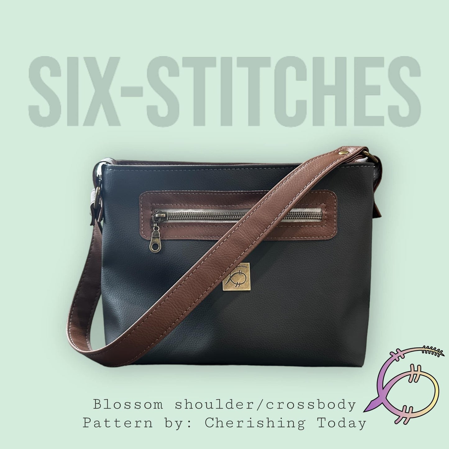 Blossom Shoulder/Crossbody PDF sewing pattern (includes SVGs)