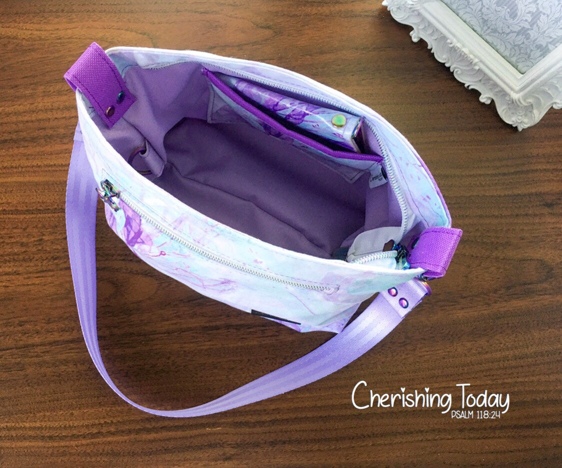 Blossom Shoulder/Crossbody PDF sewing pattern (includes SVGs)