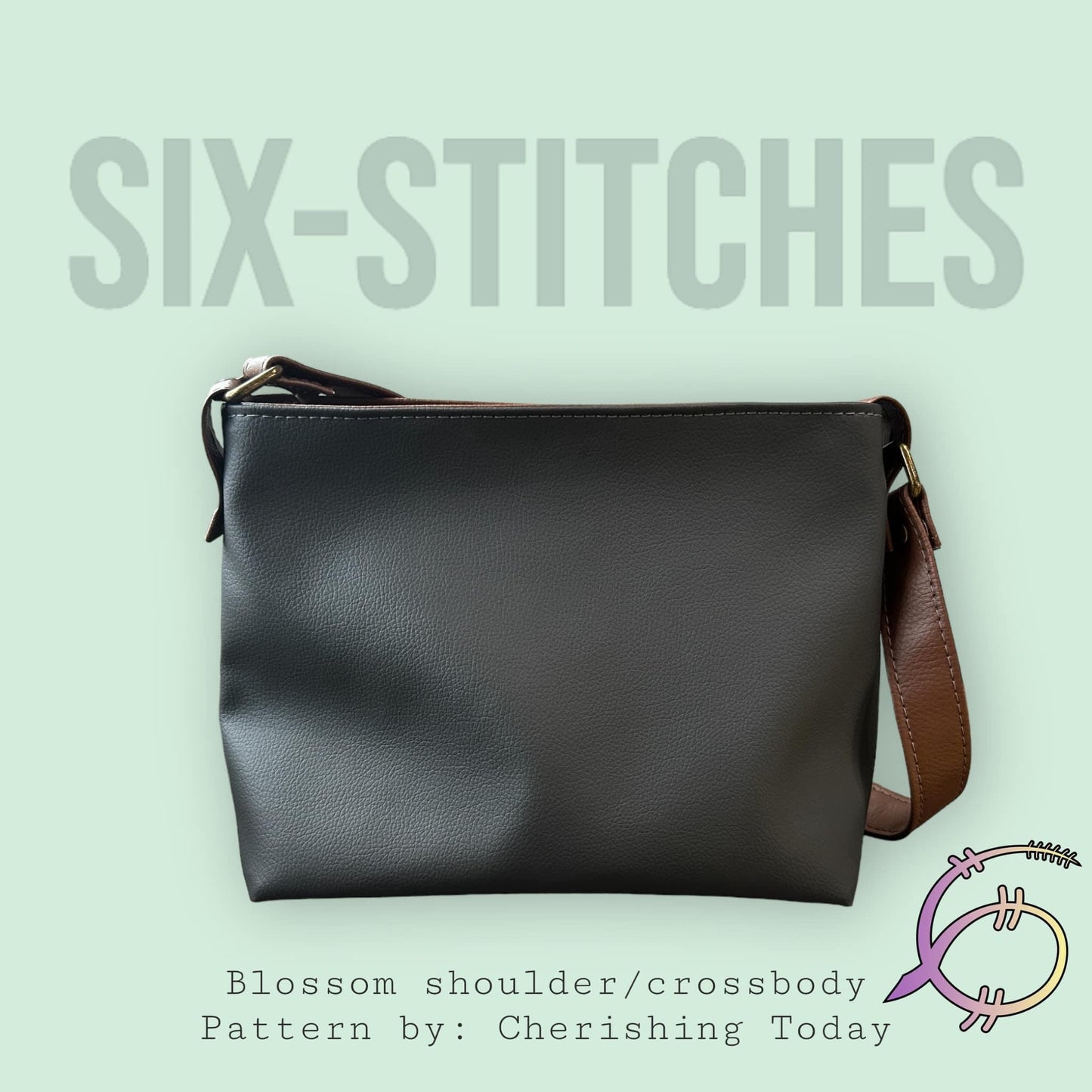 Blossom Shoulder/Crossbody PDF sewing pattern (includes SVGs)