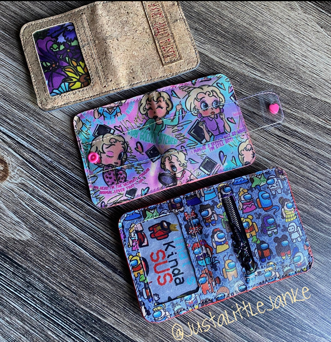 Expansion Pack for the Mustard Seed wallet PDF sewing pattern (includes SVGs)