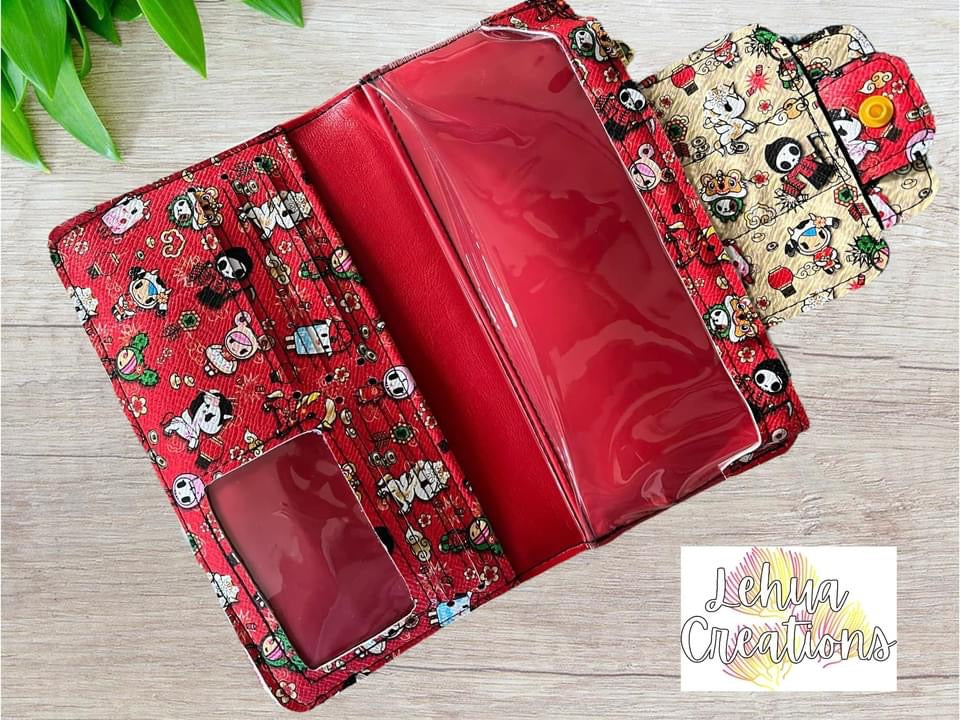 Faith Clutch PDF sewing pattern includes SVGs